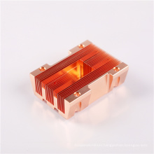 High precision skived fin copper heat sink